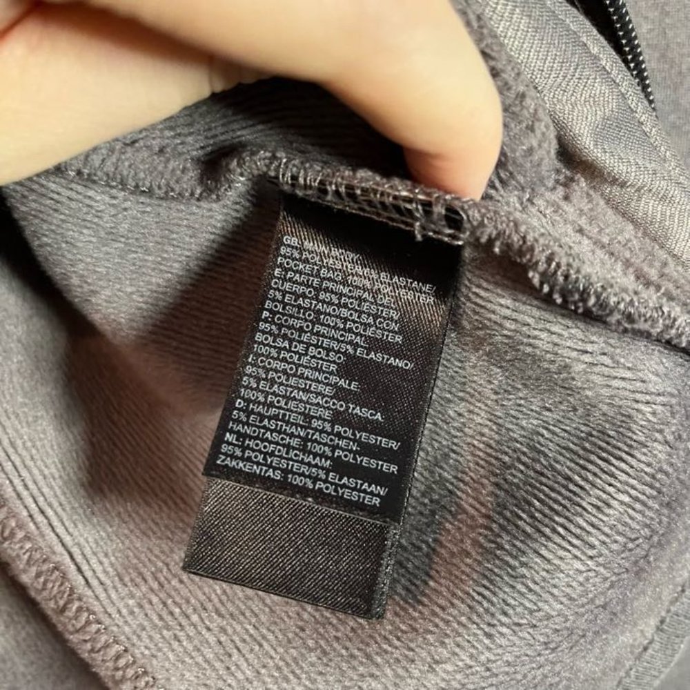 The North Face Gray Full-Zip Fleece Jacket Size Small - Picture 6 of 8